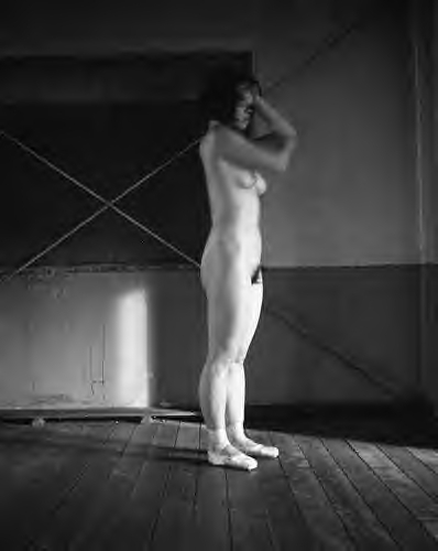 Nude Japanese Female Wearing Pointe Shoes Only — 9
