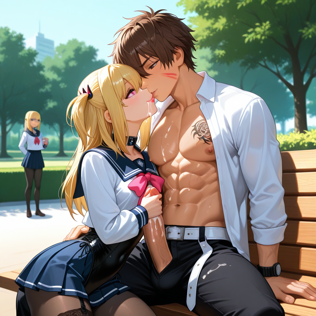 Teen couple blowjob — 6