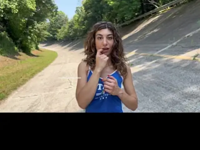 Volleyball player gets FUCKED hard by coach - Blowjob Outdoor